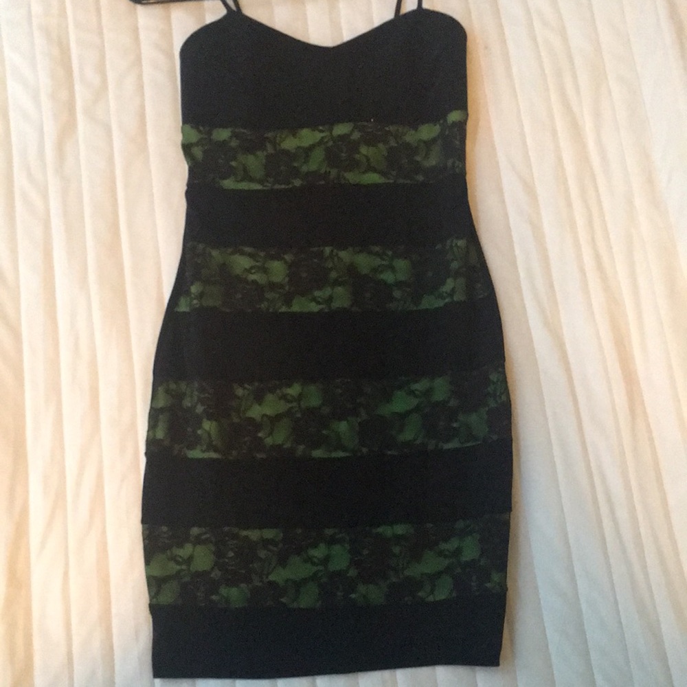 Sweet Storm Women’s Lacey Striped Dress